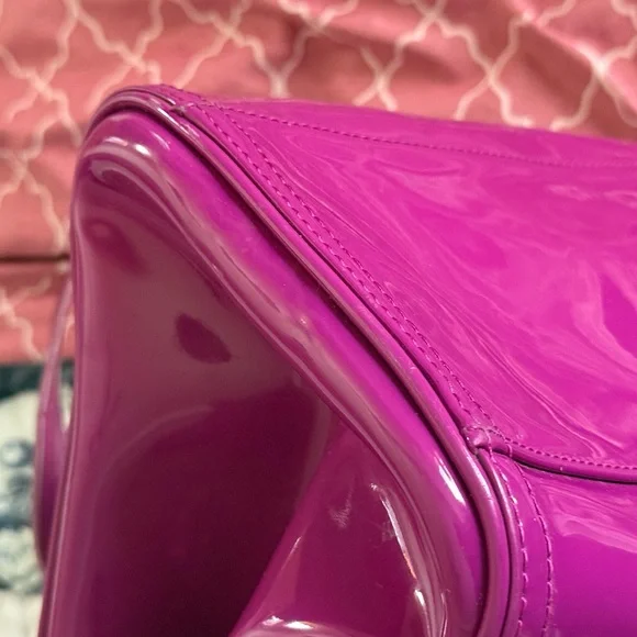 Ted Baker Fuchsia Glossy Shoulder Bag - Picture 12 of 14